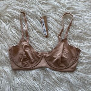 Skims Fits Everybody Unlined Demi Bra Clay Size 32D